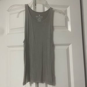 American Eagle Soft & Sexy Tank Top; grey; size S